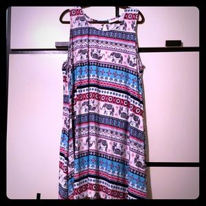 Pastel Color Elephant Tunic/Dress